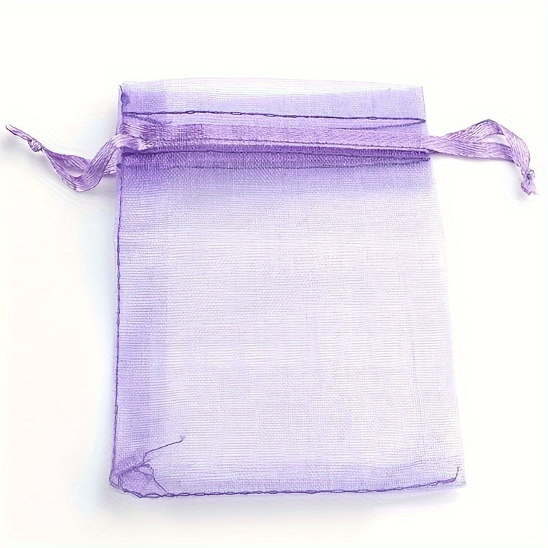 Elegant Organza Påse Set – Idealisk för Gåvor och Festdekorationer