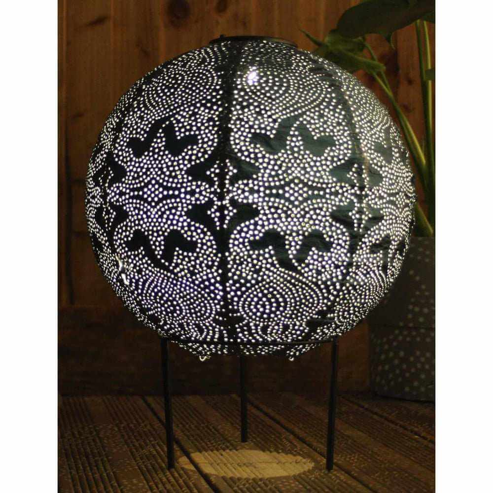 Trädgårdslampa Bollformad - Dekorativ & Solenergi