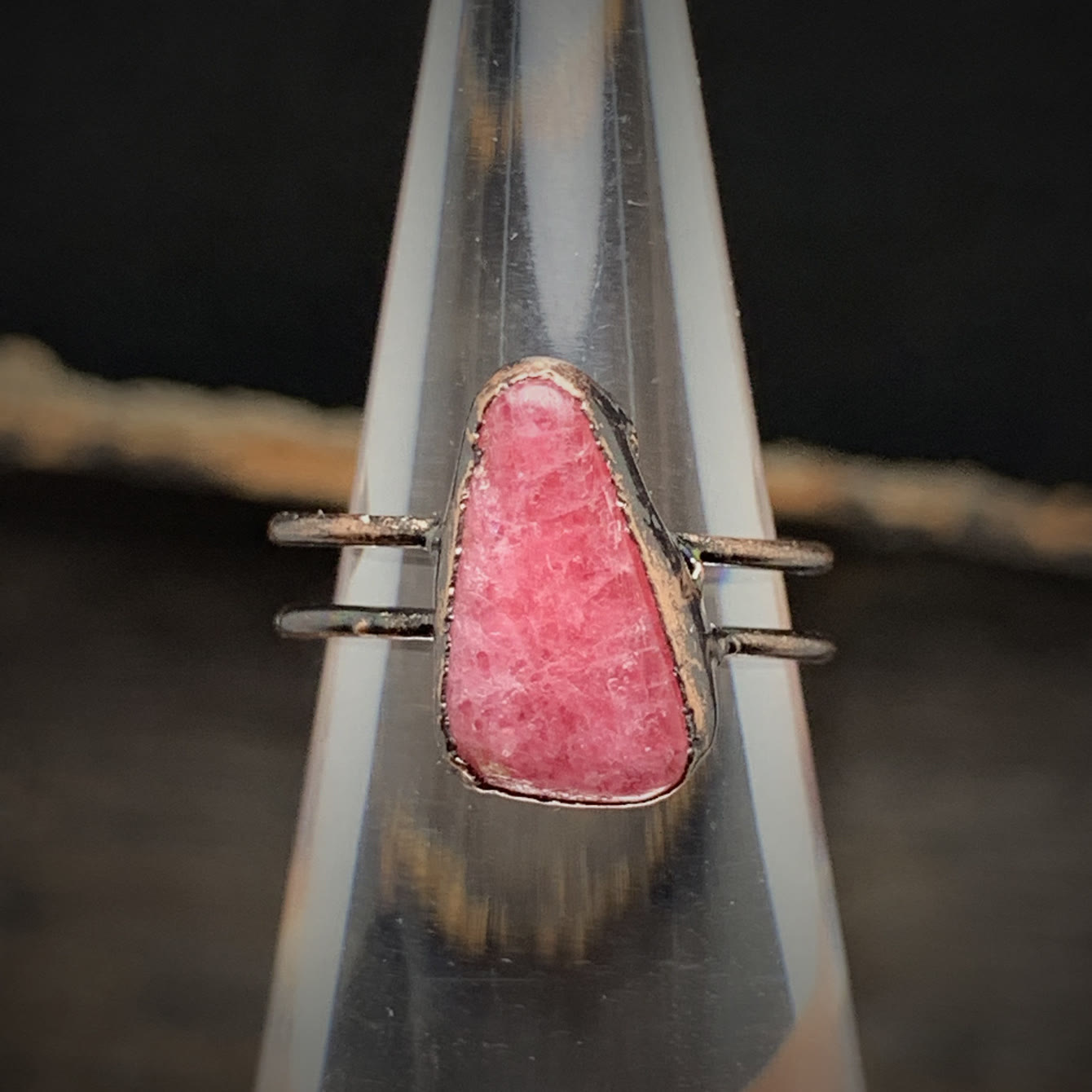 Naturlig råsten födelse ring – Selina