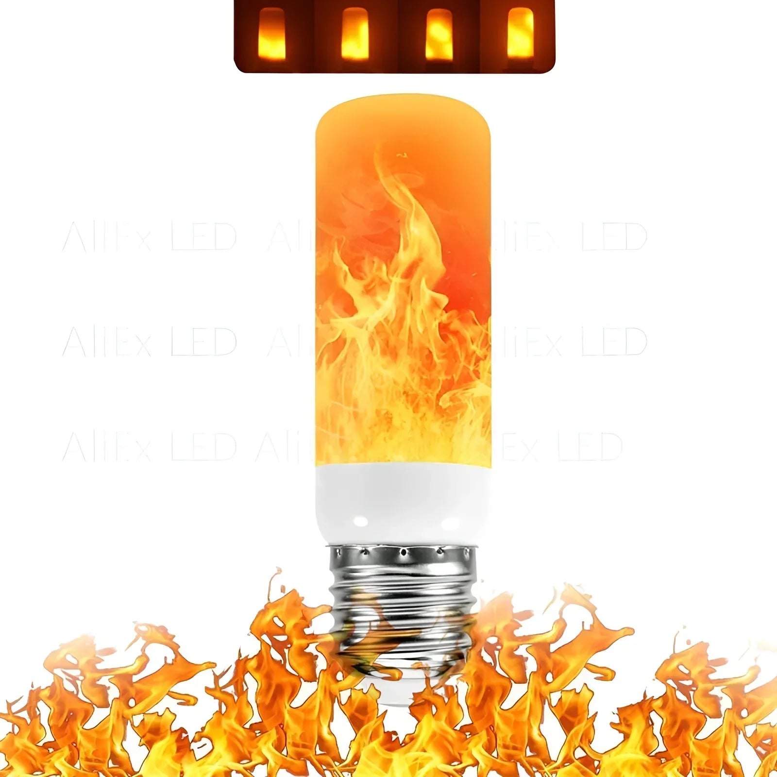 Flame Effect Lamp - 9W Simulerad Flamma Lampa