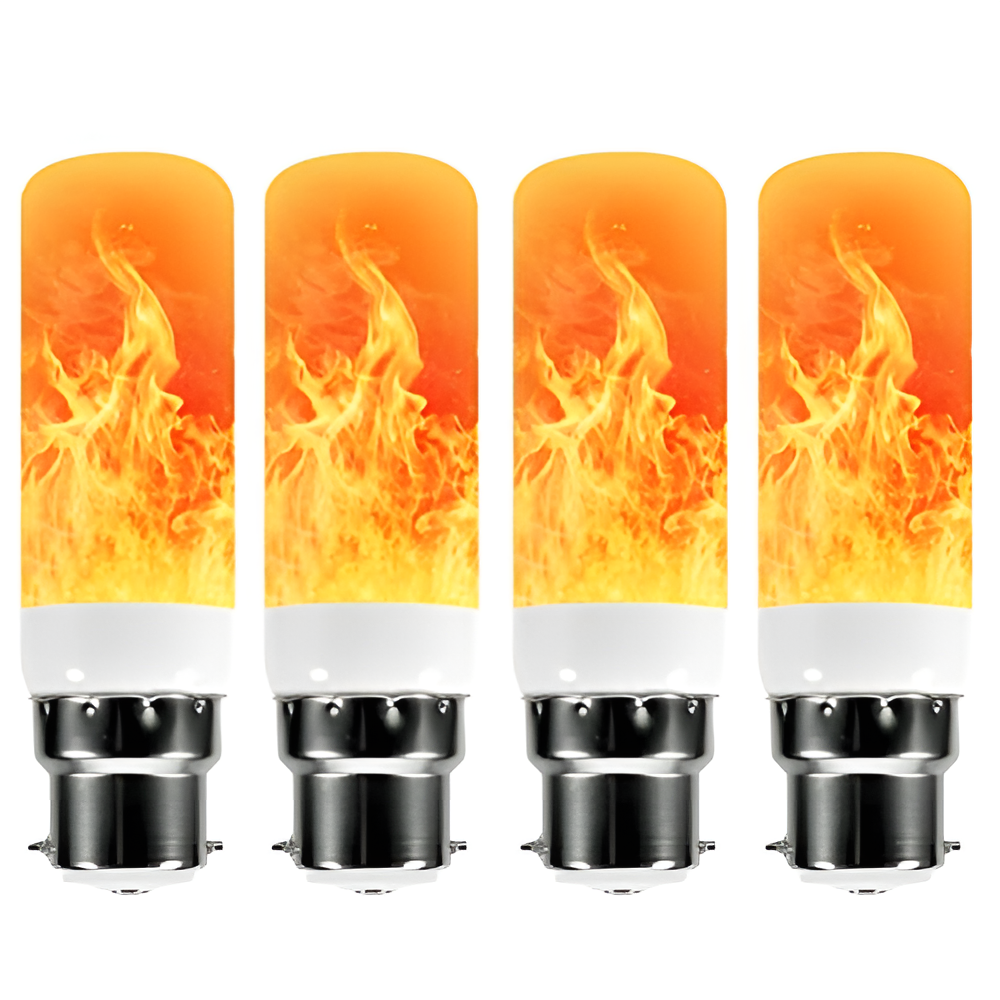 Flame Effect Lamp - 9W Simulerad Flamma Lampa