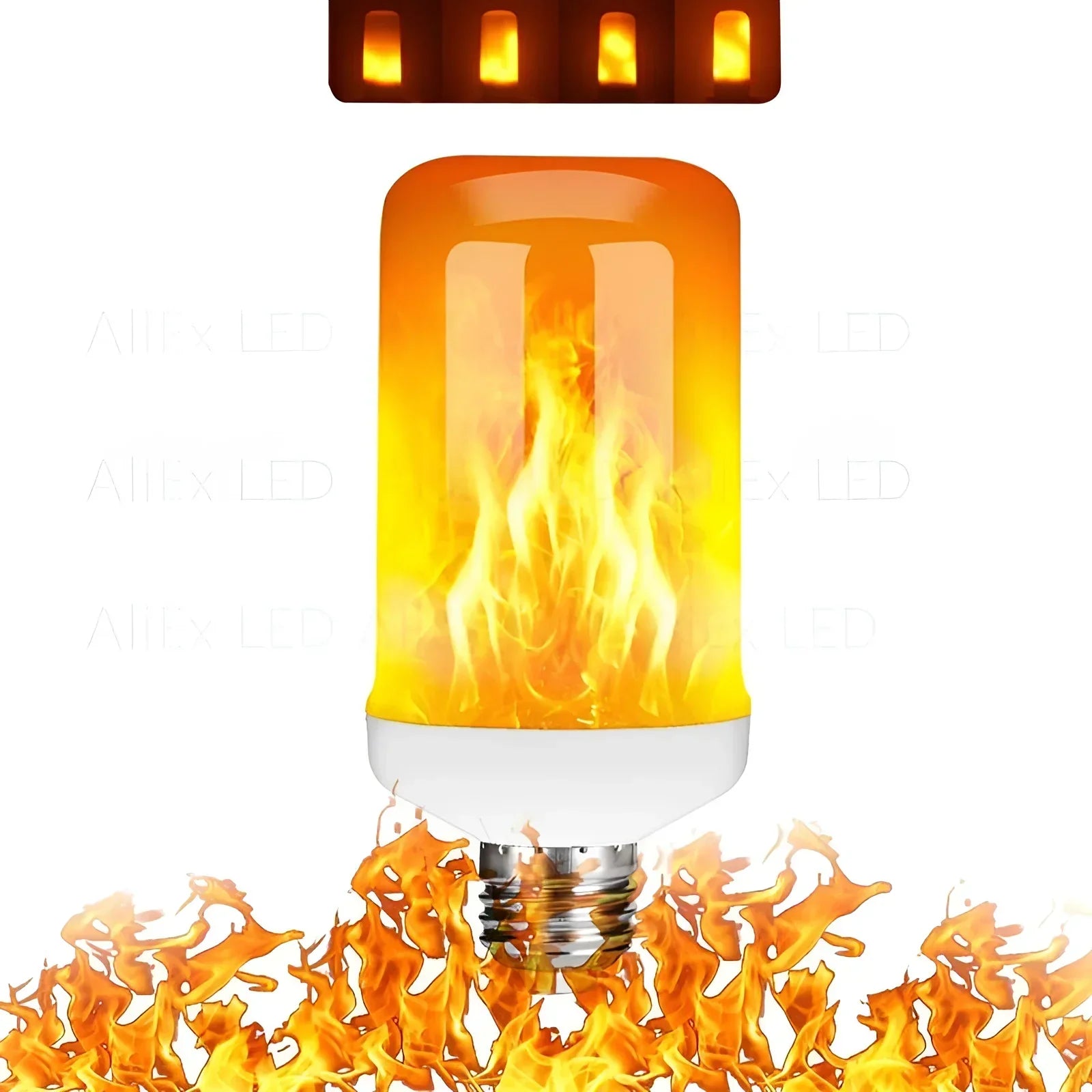 Flame Effect Lamp - 9W Simulerad Flamma Lampa