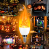 Flame Effect Lamp - 9W Simulerad Flamma Lampa