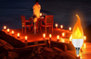 Flame Effect Lamp - 9W Simulerad Flamma Lampa