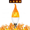 Flame Effect Lamp - 9W Simulerad Flamma Lampa