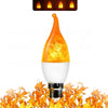 Flame Effect Lamp - 9W Simulerad Flamma Lampa