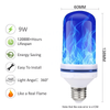 Flame Effect Lamp - 9W Simulerad Flamma Lampa