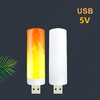 Flame Effect Lamp - 9W Simulerad Flamma Lampa