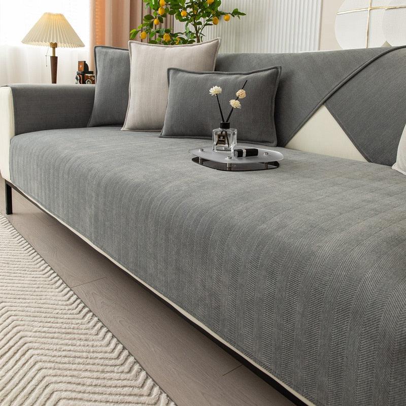 Stor Bekväm Halkfri Täckning för Din Soffa – SnugMat