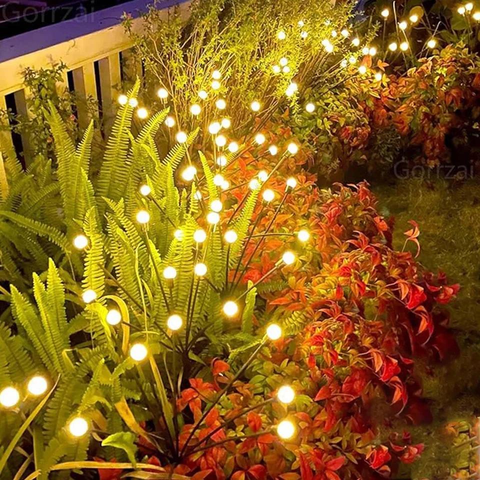 Solarkycklingbelysning | Flexibla LED Eldflugeeffekt