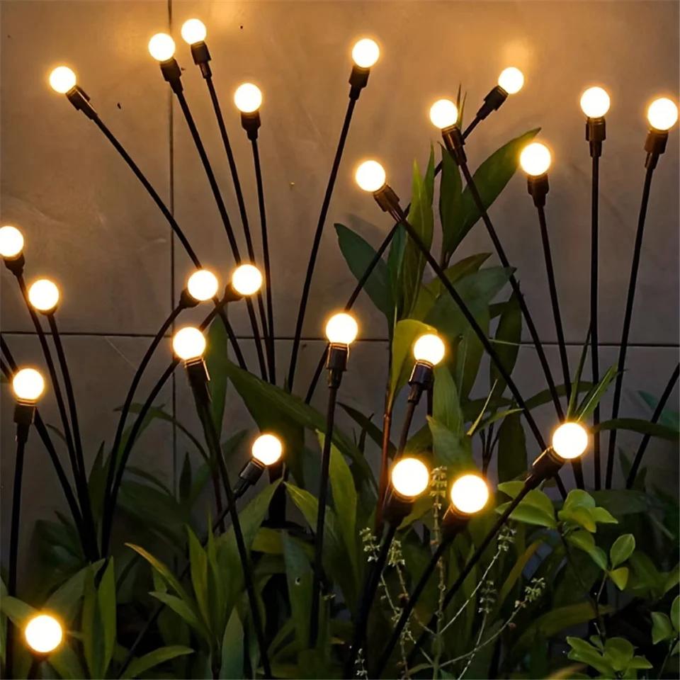 Solarkycklingbelysning | Flexibla LED Eldflugeeffekt