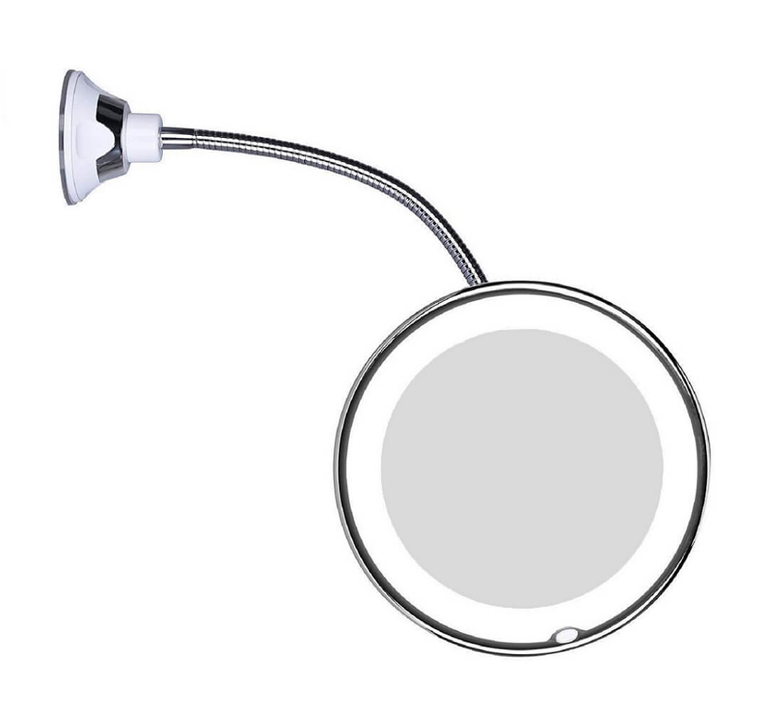 LED Förstoringsspegel med Flexibel Gåsvärka – Claravue