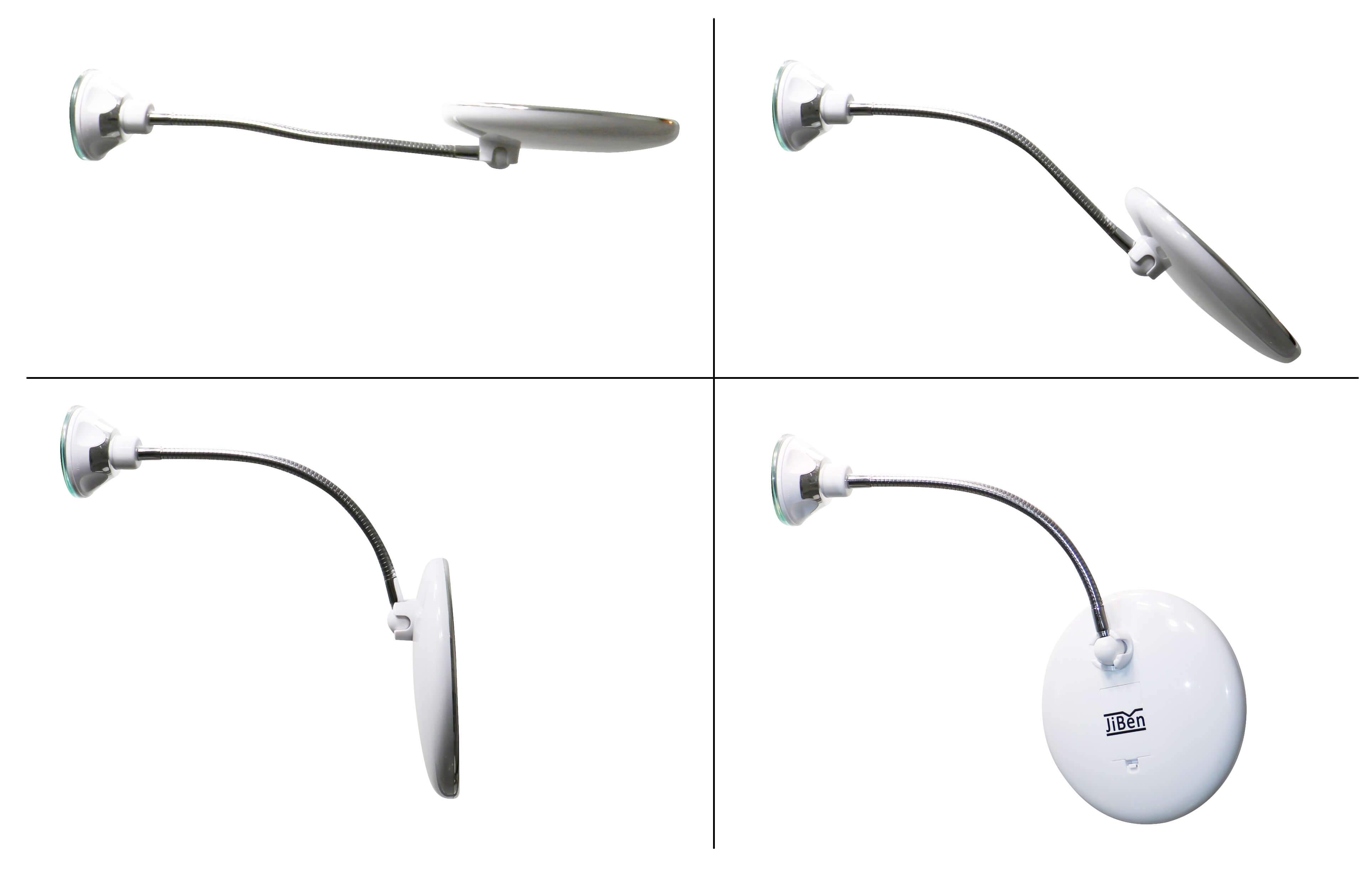 LED Förstoringsspegel med Flexibel Gåsvärka – Claravue