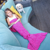 Varm Stickad Sjöjungfru Filt – MermaidDreams