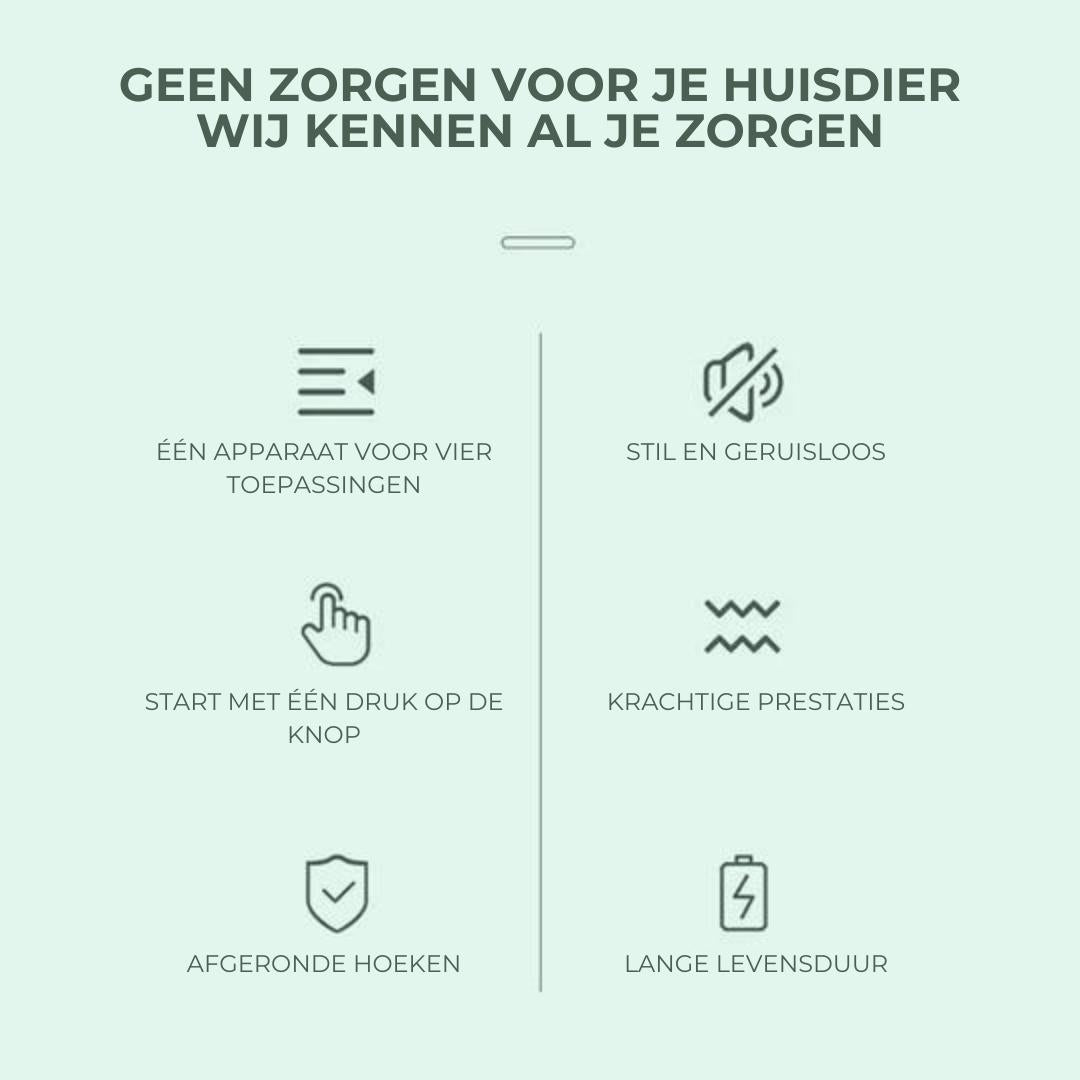 4-i-1 Husdjursklippare - TrimMaster Pro