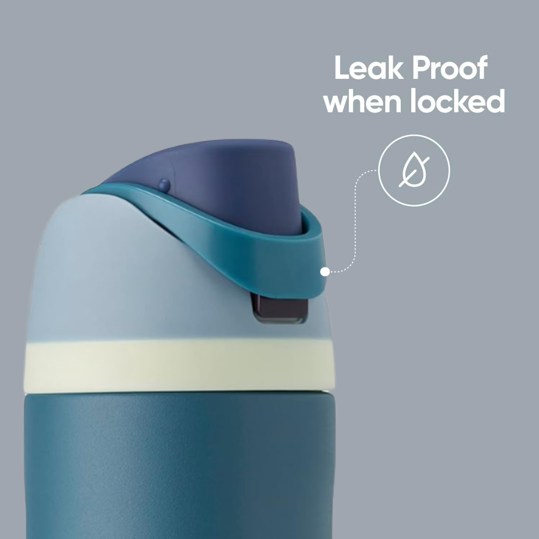 LeakProof - Isolerad ROSTFRI Flaska med Sugrör | Perfekt Hydrering