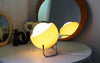 Retro Glas Bordslampa - Atmosfärisk Nordisk Nattbelysning