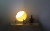 Retro Glas Bordslampa - Atmosfärisk Nordisk Nattbelysning