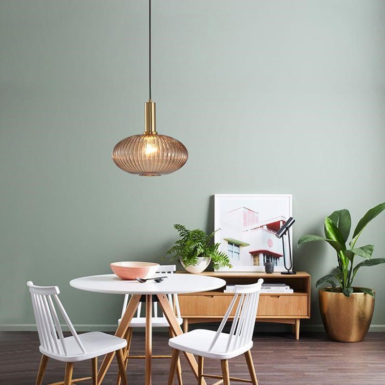 Retro Glas Pendellampa – ColorVibe
