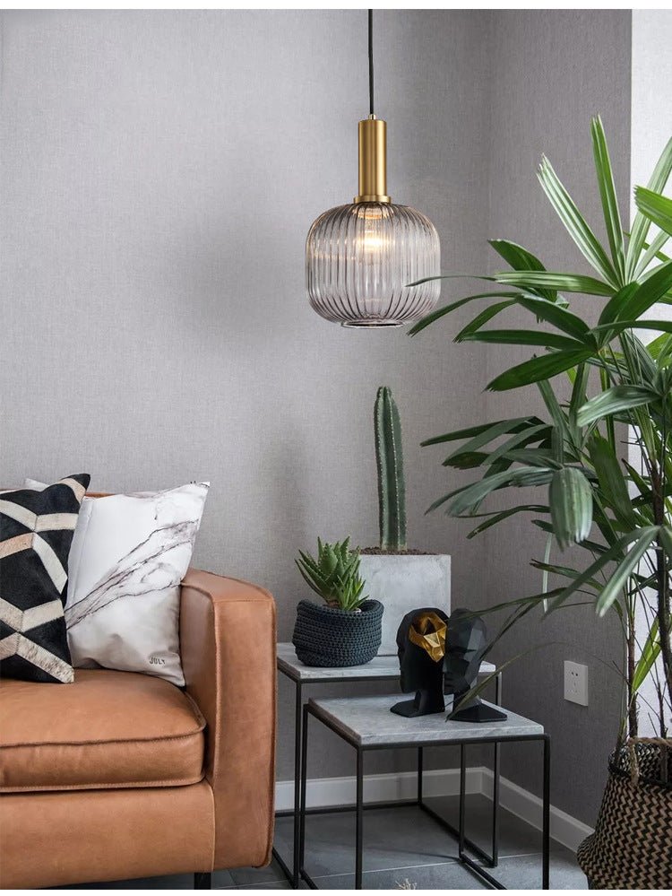 Retro Glas Pendellampa – ColorVibe