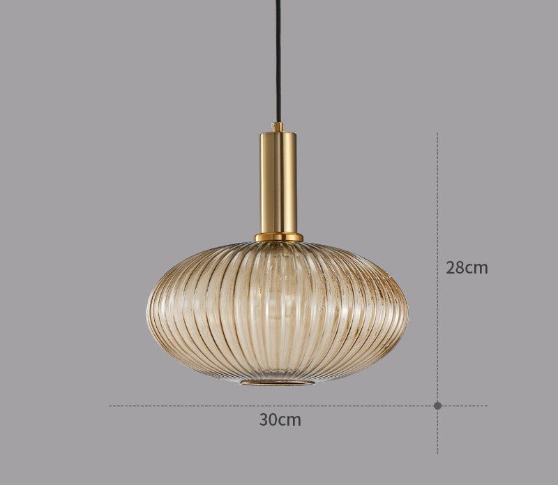 Retro Glas Pendellampa – ColorVibe