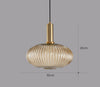 Retro Glas Pendellampa – ColorVibe