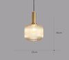 Retro Glas Pendellampa – ColorVibe
