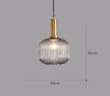 Retro Glas Pendellampa – ColorVibe