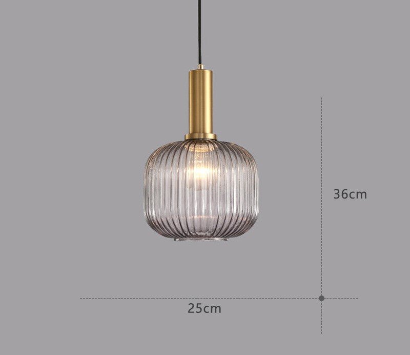 Retro Glas Pendellampa – ColorVibe