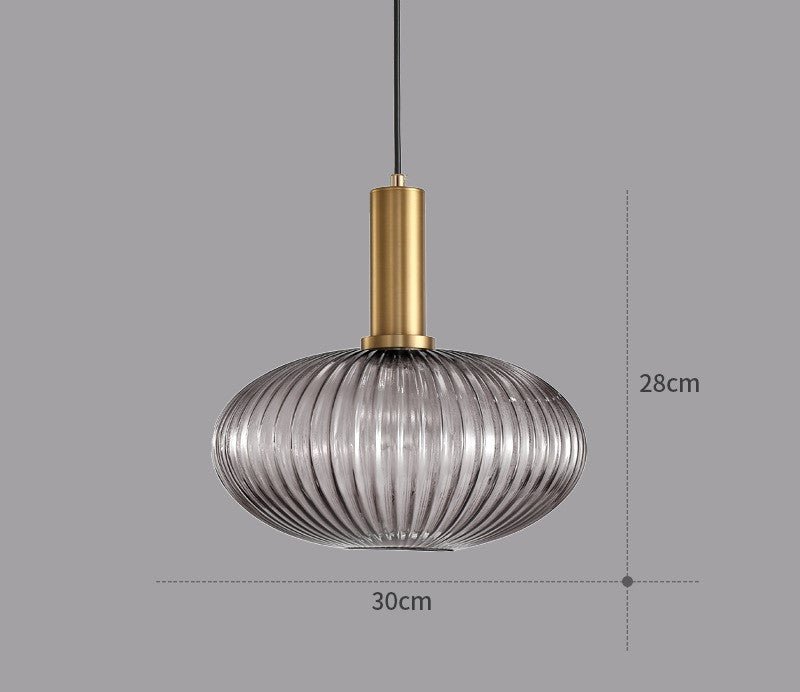Retro Glas Pendellampa – ColorVibe
