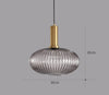 Retro Glas Pendellampa – ColorVibe