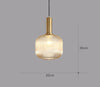 Retro Glas Pendellampa – ColorVibe