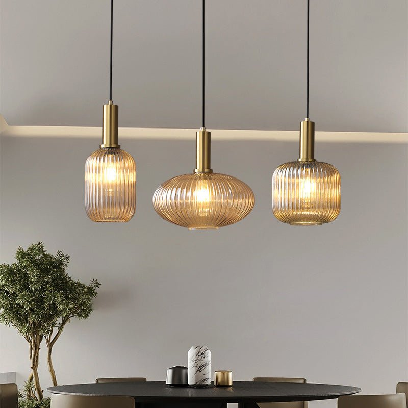 Retro Glas Pendellampa – ColorVibe