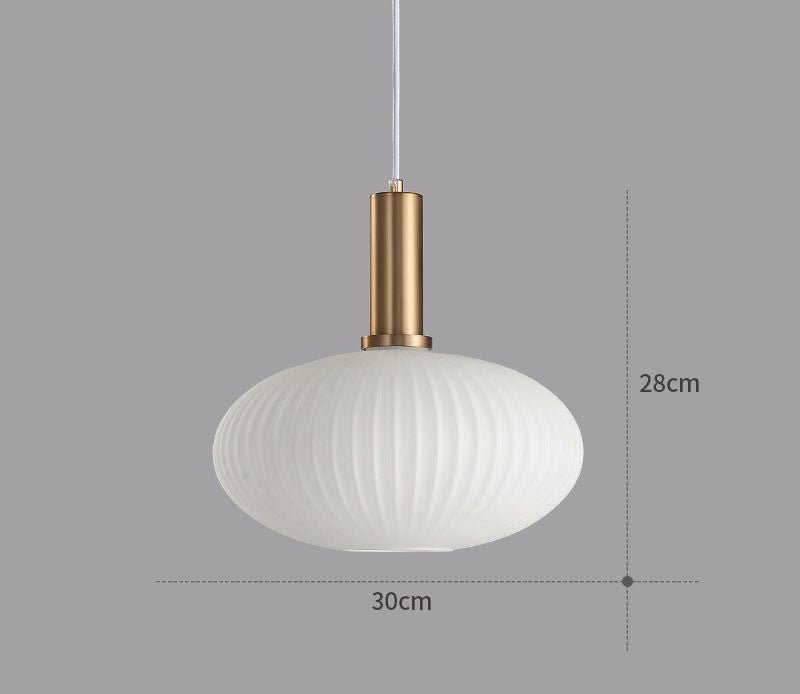 Retro Glas Pendellampa – ColorVibe