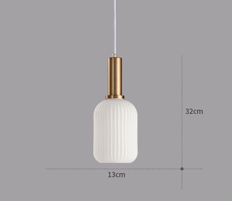 Retro Glas Pendellampa – ColorVibe