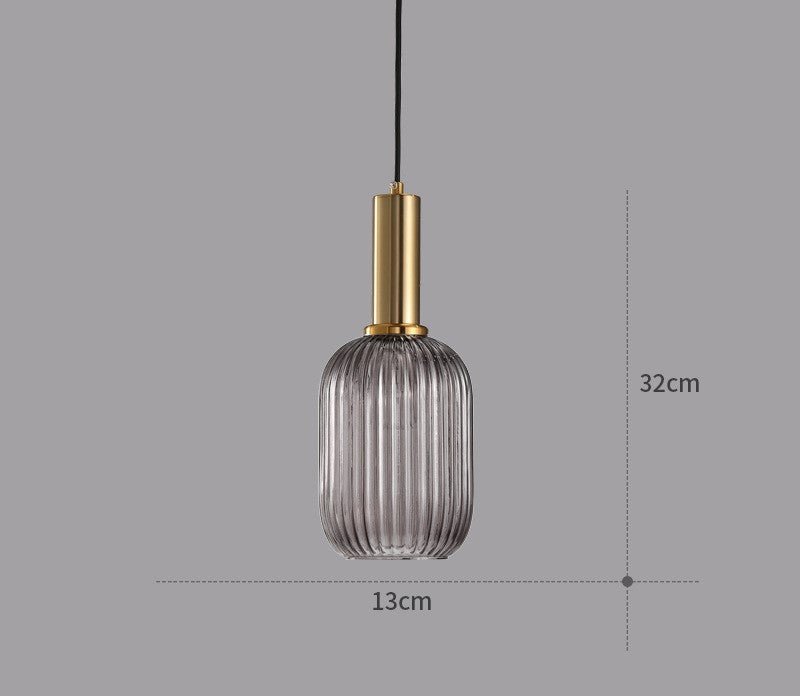 Retro Glas Pendellampa – ColorVibe
