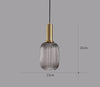 Retro Glas Pendellampa – ColorVibe