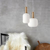 Retro Glas Pendellampa – ColorVibe