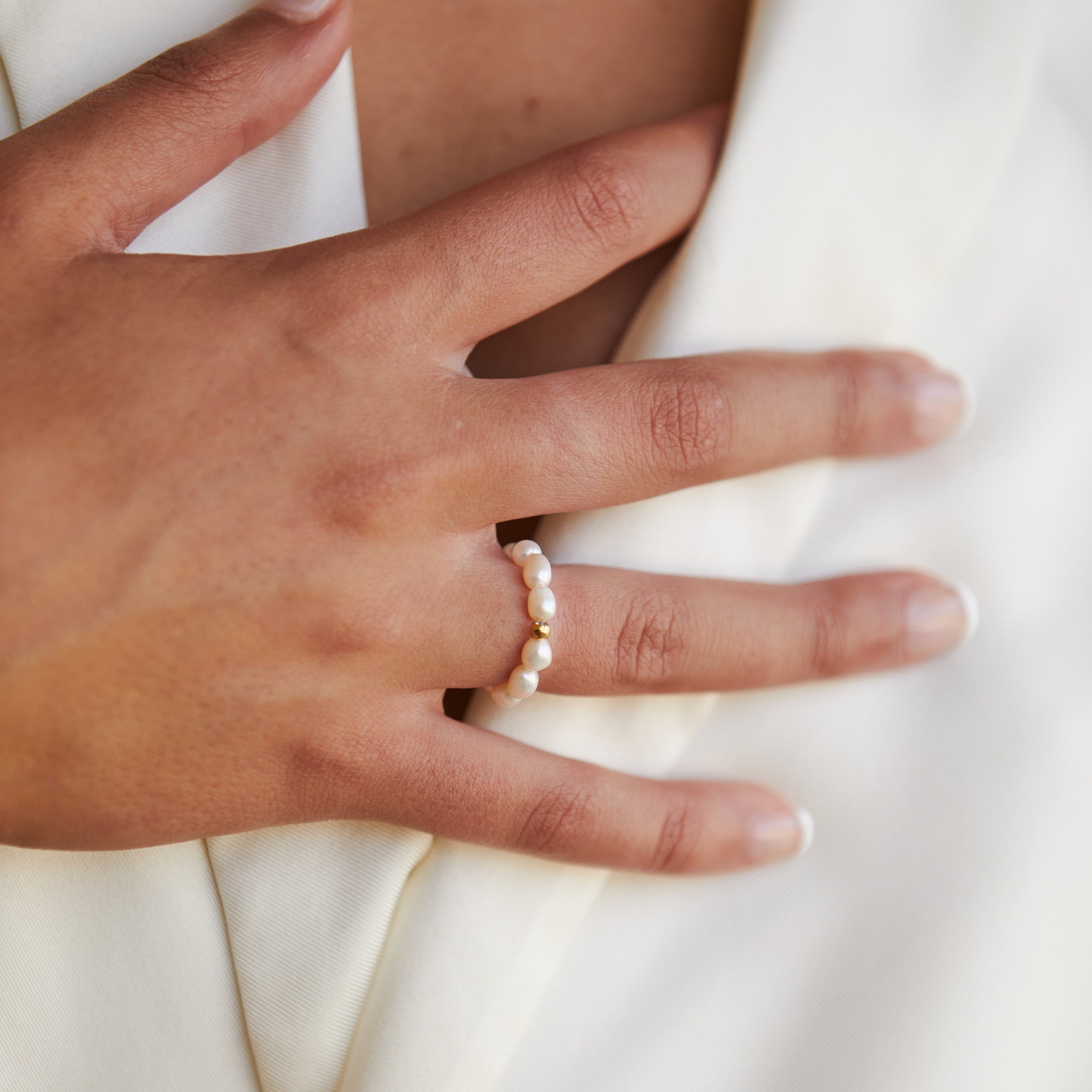 Ocean Pearl Ring för kvinnor – Pärla
