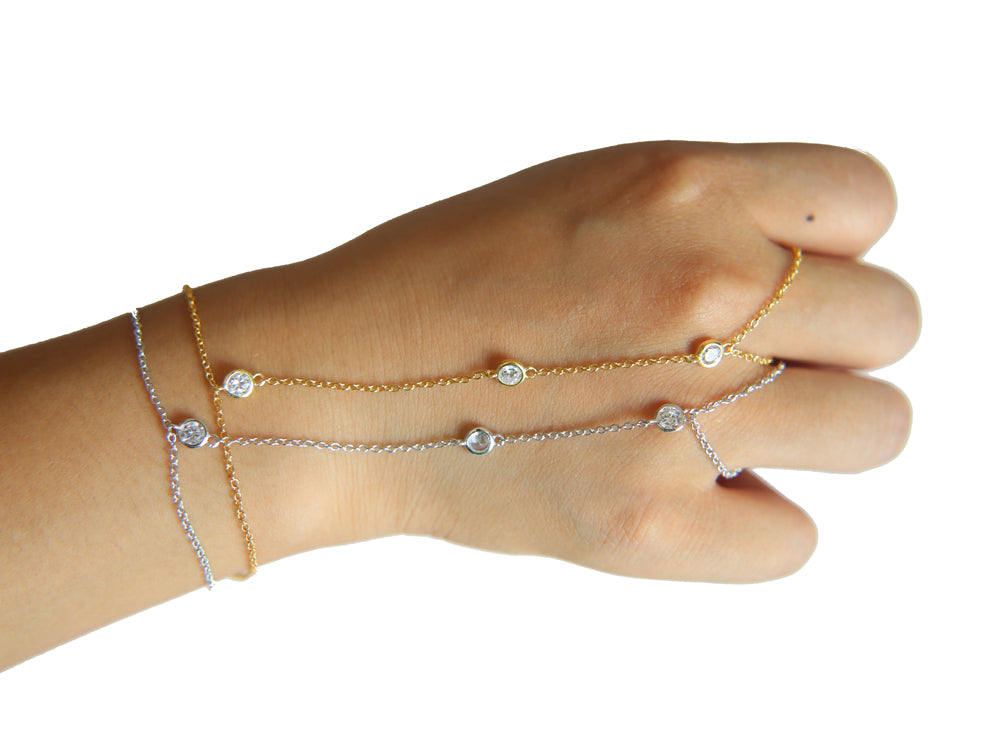Kedjearmband | Palmring Kristallarmband