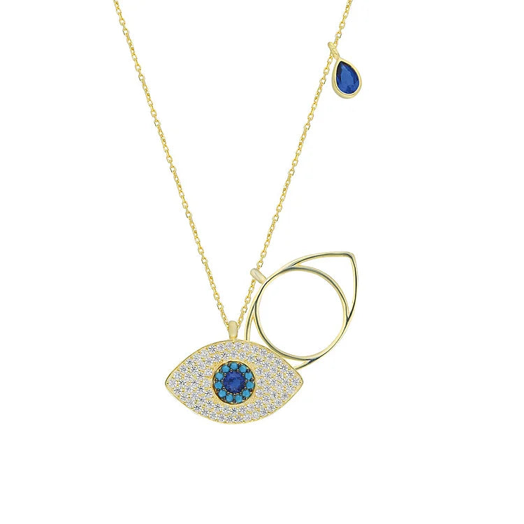 Stilig Halsband med Ond Öga – Leyla