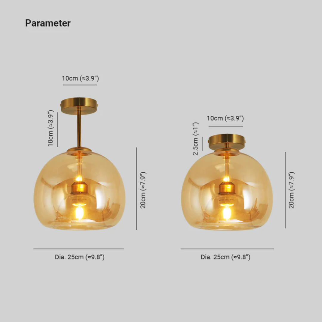 Modern Rund LED Taklampa - Aurelia