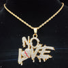 Sterling Mystique | Hip Hop Kubanska Kedjor NO LOVE Halsband
