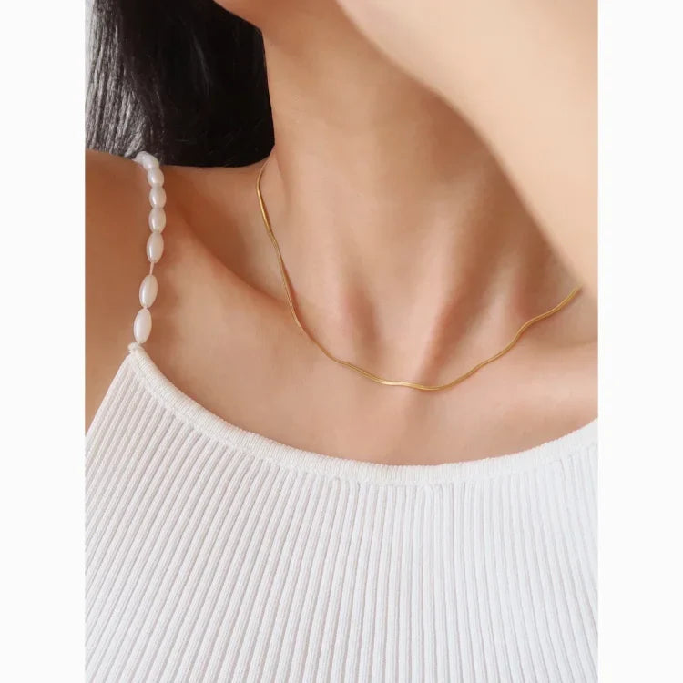 Stilren Slim Snake Chain – Isis