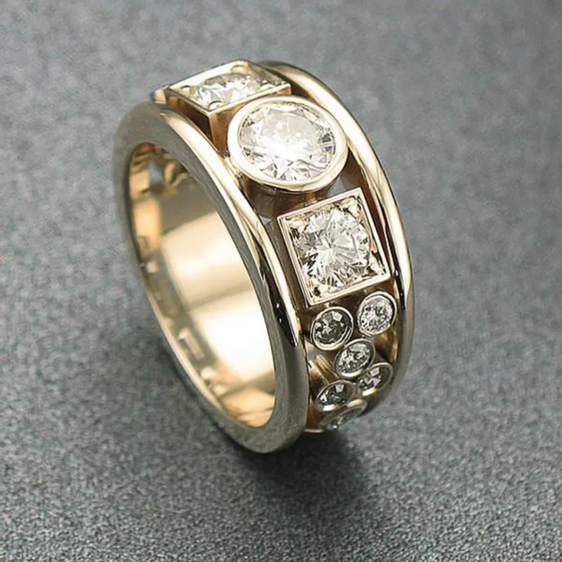 Vintage Guld Zirkonia Ring - Isolde