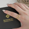 Smiley Justerbar Ring – Mila