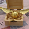 Golden Wing Orb Ring Box – Lyxig Bärbar Smyckeslåda