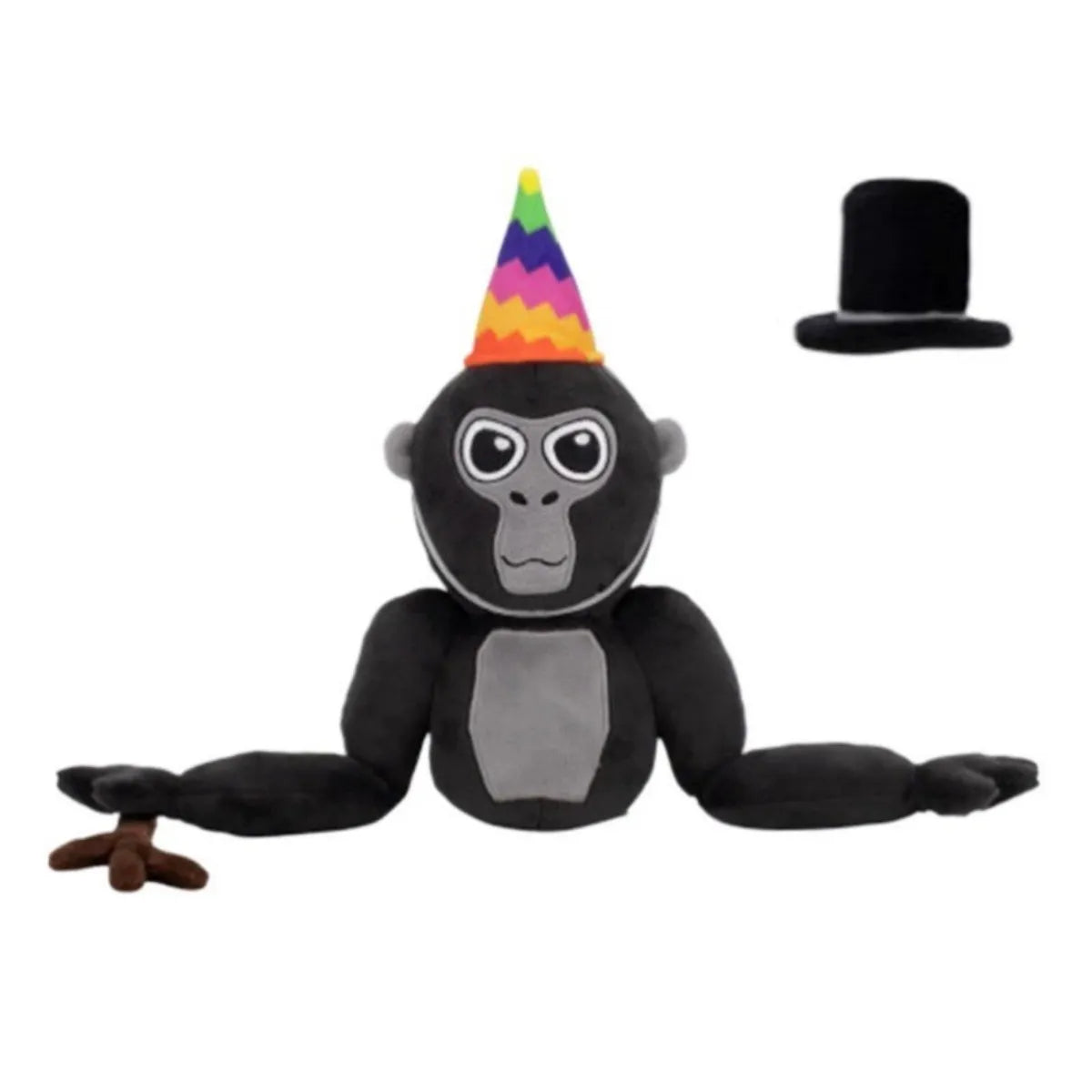 Färgglad Gorilla Plyschleksak – FunkyGorilla