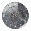 Stilren Väggklocka med Marmor Effekt – MarbleTime
