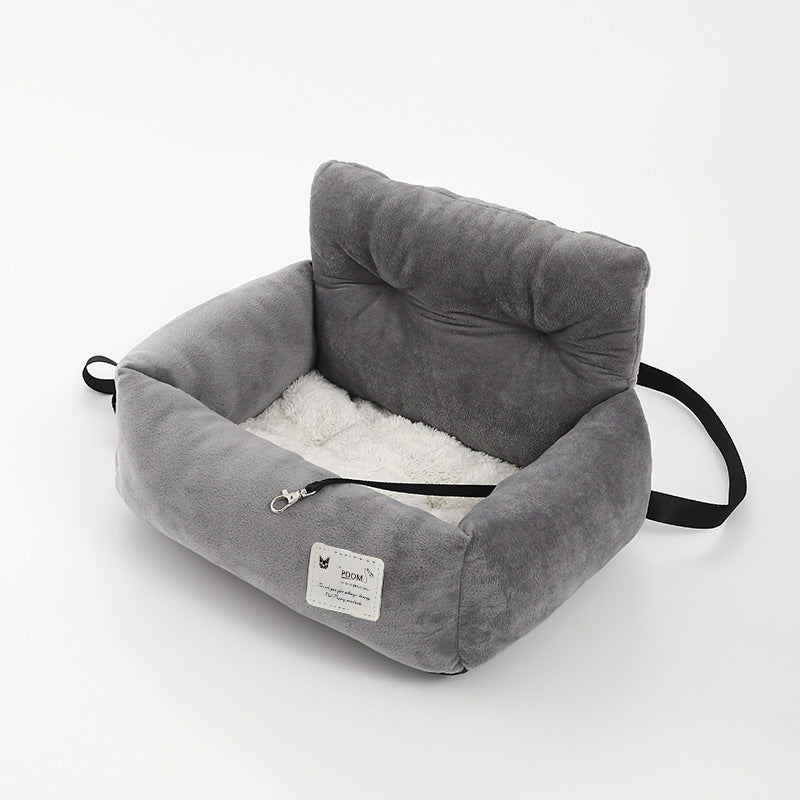 Säker Hundbilstol - CozyCanine - Grå, Komfort & Säkerhet